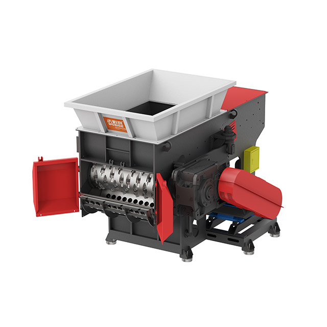 Single-Shaft Plastic Shredder Machine for Waste Recycling 