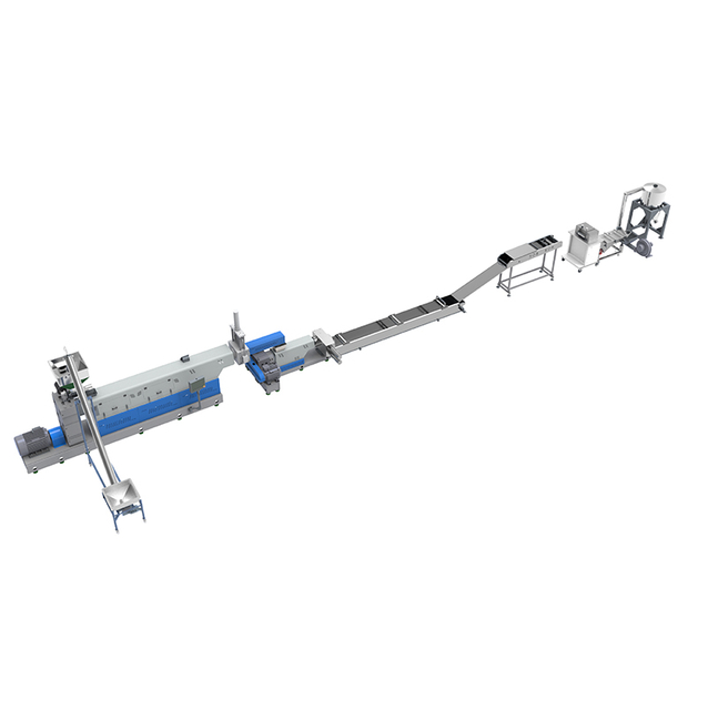 Two-Stage Plastic Recycling Pelletizing Line with Automatic Quantitative Feeder